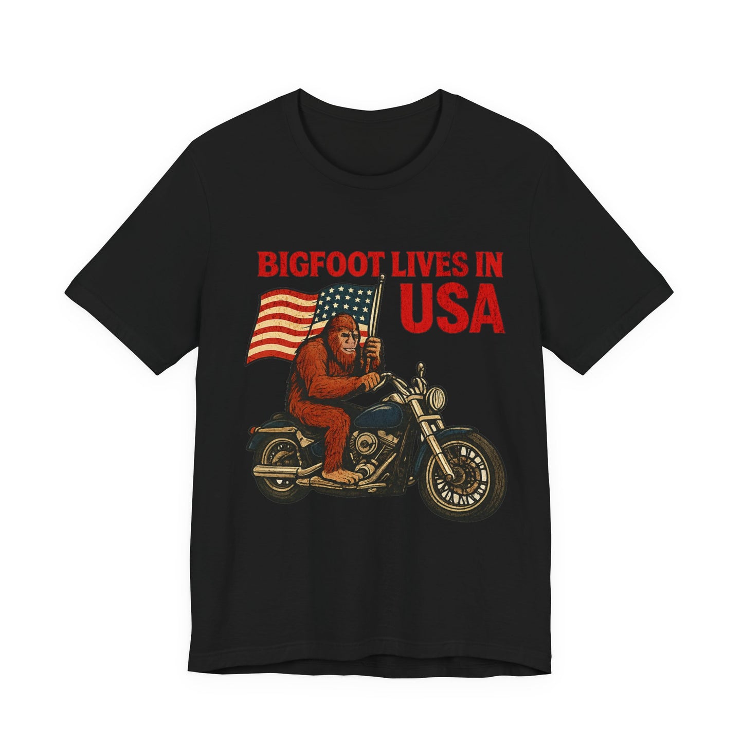 Unisex. Bigfoot Lives In The USA