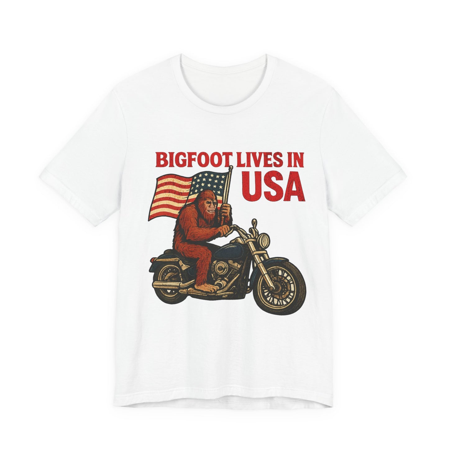 Unisex. Bigfoot Lives In The USA