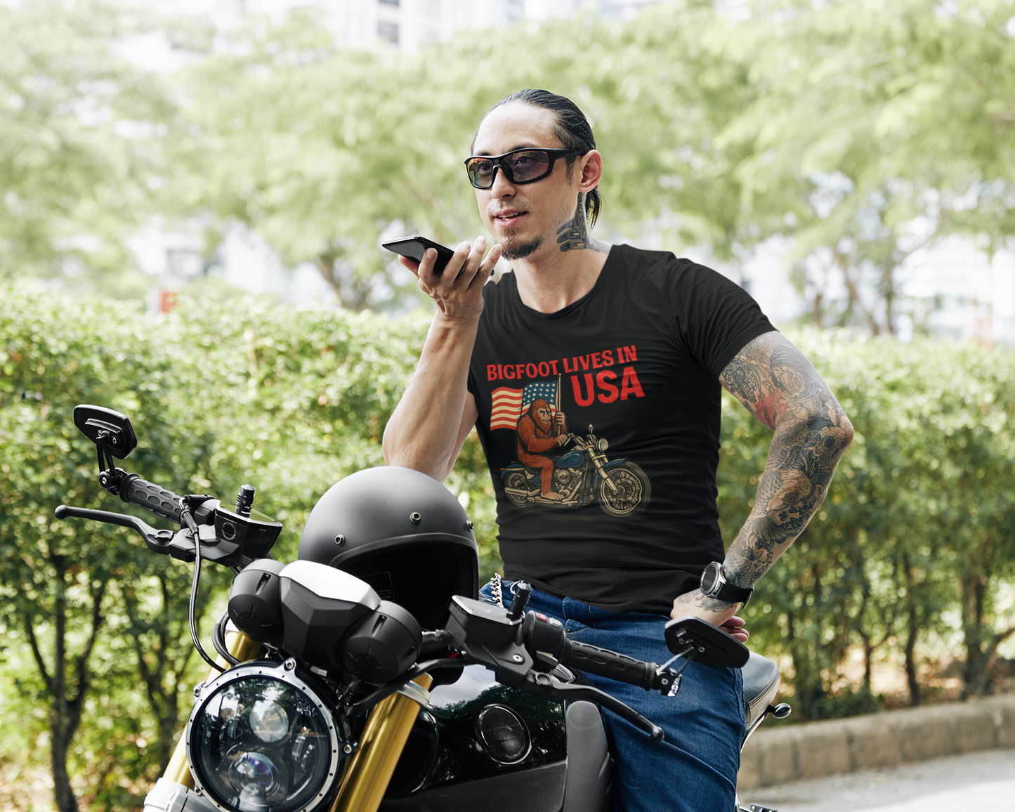 Unisex. Bigfoot Lives In The USA